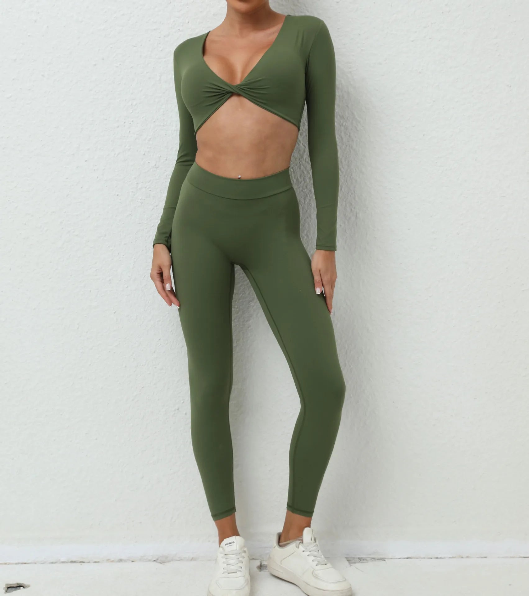 Set Áo Tay Dài & Quần Tập Gym Nữ - Thể Thao & Yoga - Daisan Mart