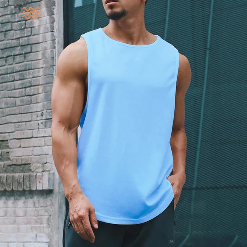 Men's Gym Mesh Tank Top Quick Dry Bodybuilding Cool