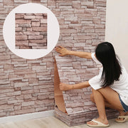 Giấy Dán Tường PVC Giả Gạch Chống Nước Tự Dính