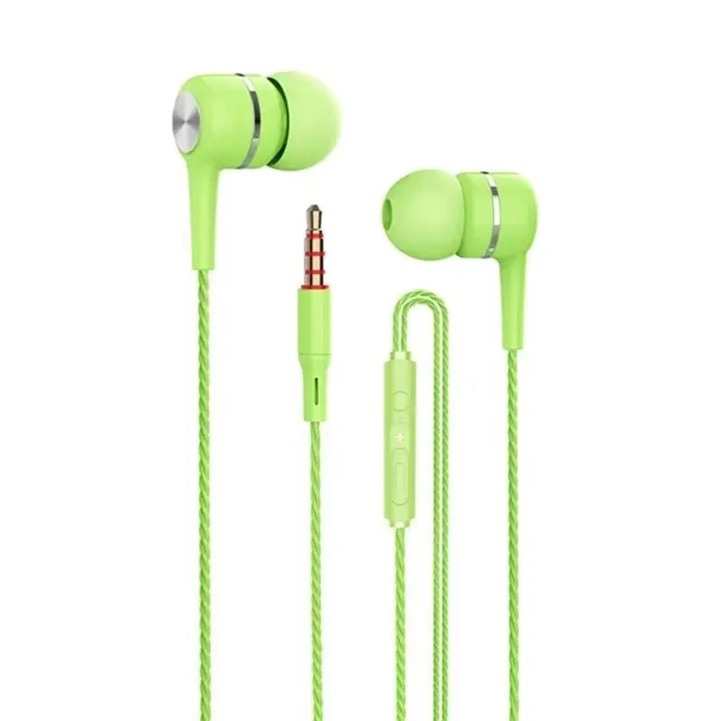 HIFI Sports Headphones Strong Bass with Mic 3.5mm