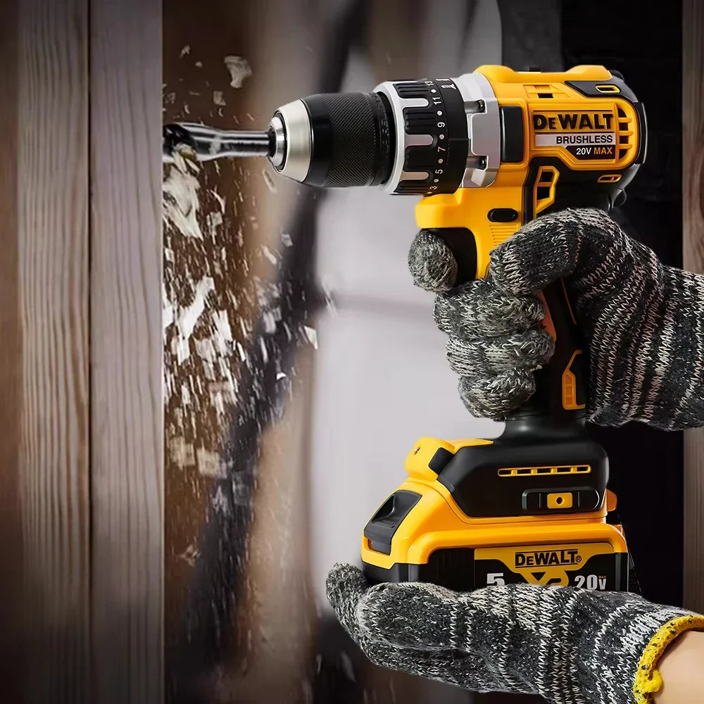 2025 Dewalt 2000RPM Cordless Electric Drill Brushless Driver Adjustable Speed ​​Impact Hand Drill Rechargeable Power Tools DCD796