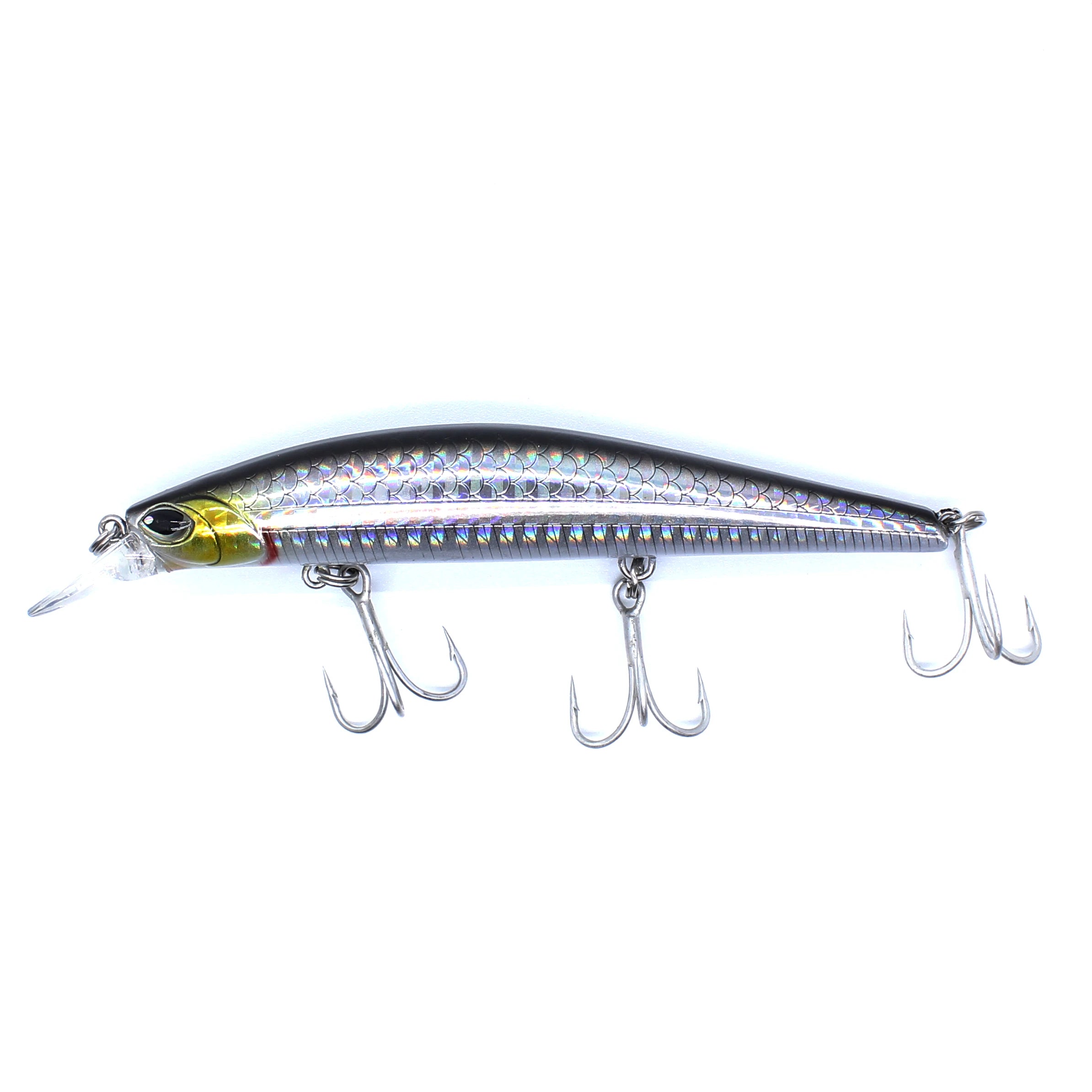AOCLU-Minnow Jerkbait Wobbler, Deep Hard Bait Lure, Magnet Weight Transfer, Long Easy Distance Cast, 120mm, 20g Diving, 1.8m