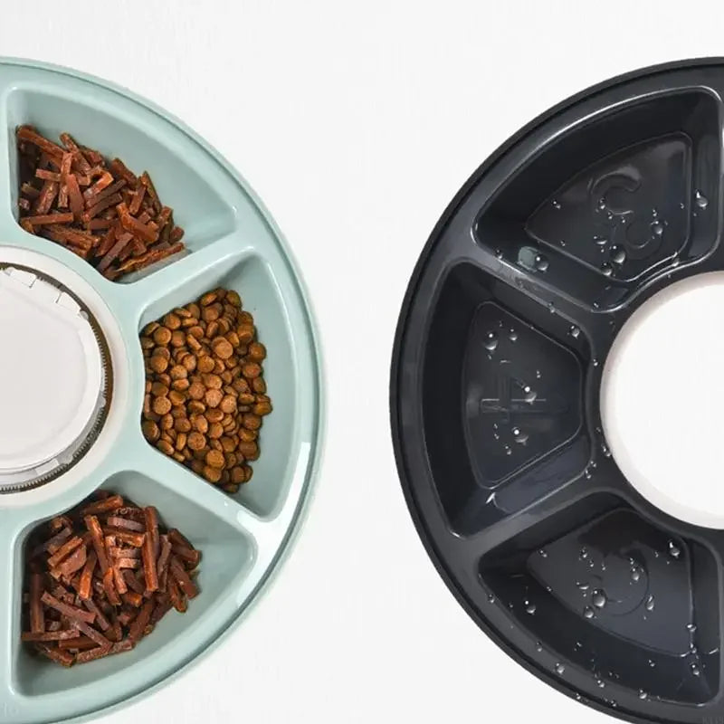Pet Supplies Six Grid Intelligent Timed Automatic Feeder Timed and Quantitative Feeding Utensils for Pets Feeder Machine - Daisan Mart