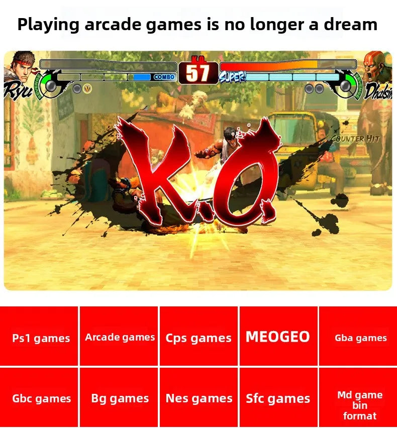 Máy chơi game X6 Pro - Màn 4.3, 8GB, Hỗ trợ GBA - Daisan Mart