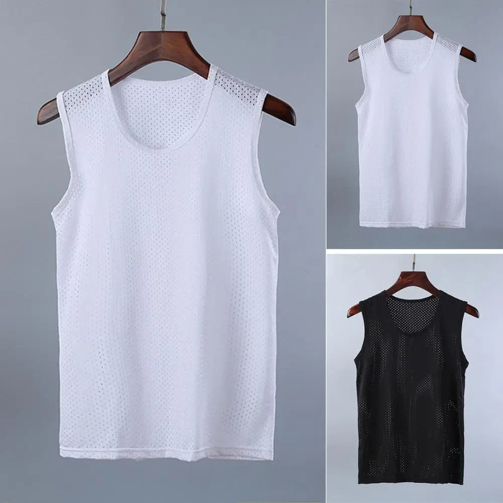 Áo Tank Nam Lưới Thoáng Tập Gym Thể Hình Không Tay - Daisan Mart