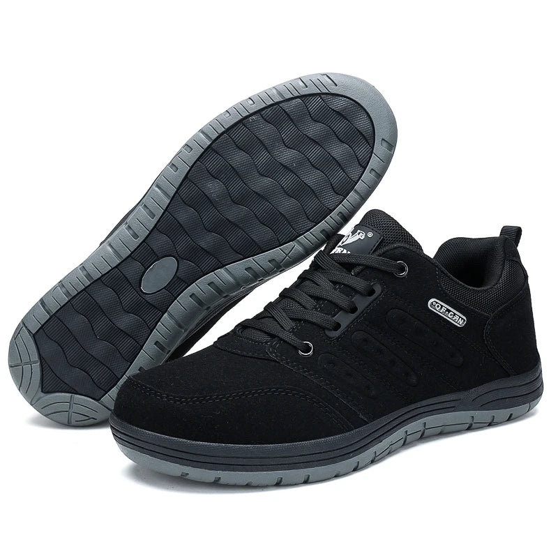 Giày Trượt Ván Nam Thu Retro Da Lộn Jeans Thời Trang