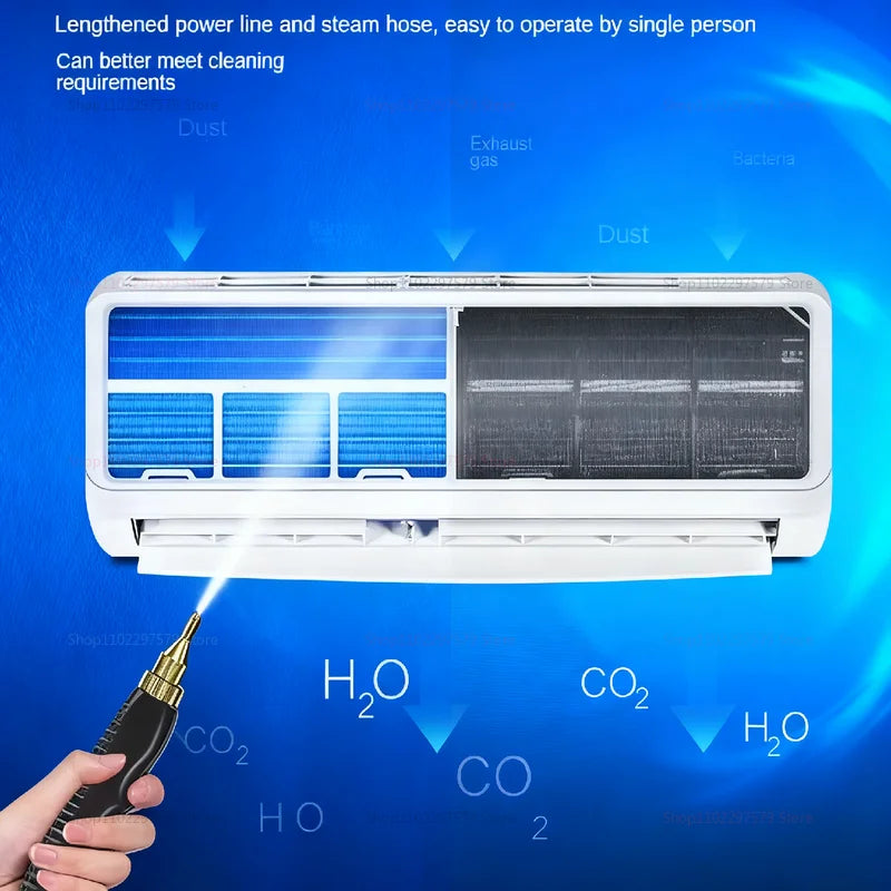 2025 New Multi-Functional Home Steam Cleaner High Temperature High Pressure for Range Hood and Air Conditioner Deep Cleaning