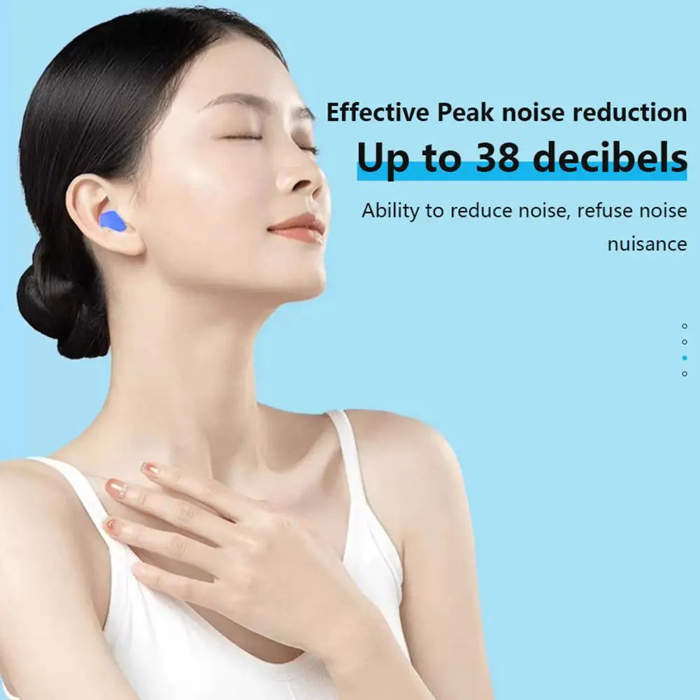 Bịt Tai Silicon Chống Ồn Đa Năng, Tái Sử Dụng