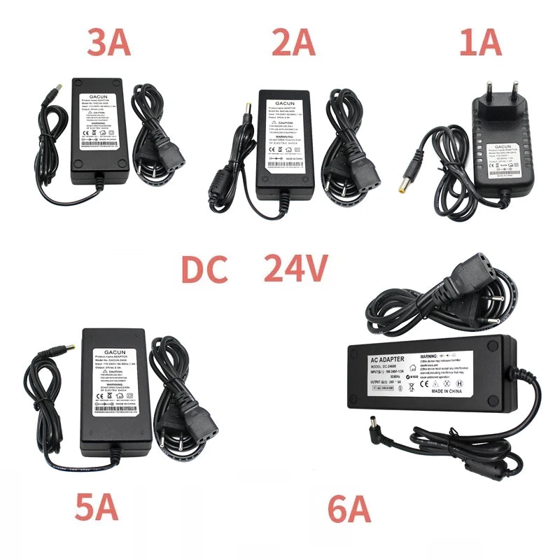 Universal Power Supply 12V DC AC Adapter LED 1A-8A