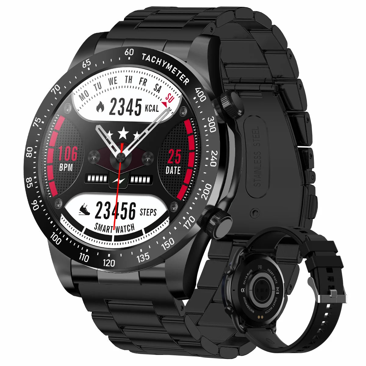 Đồng hồ thông minh nam chống nước IP68 kết nối Bluetooth