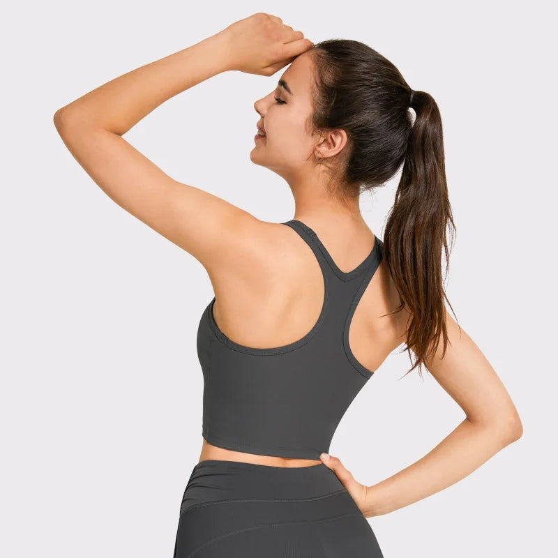 Áo Tập Yoga & Chạy Bộ Hở Lưng Dây Chéo Nữ Tính - Daisan Mart