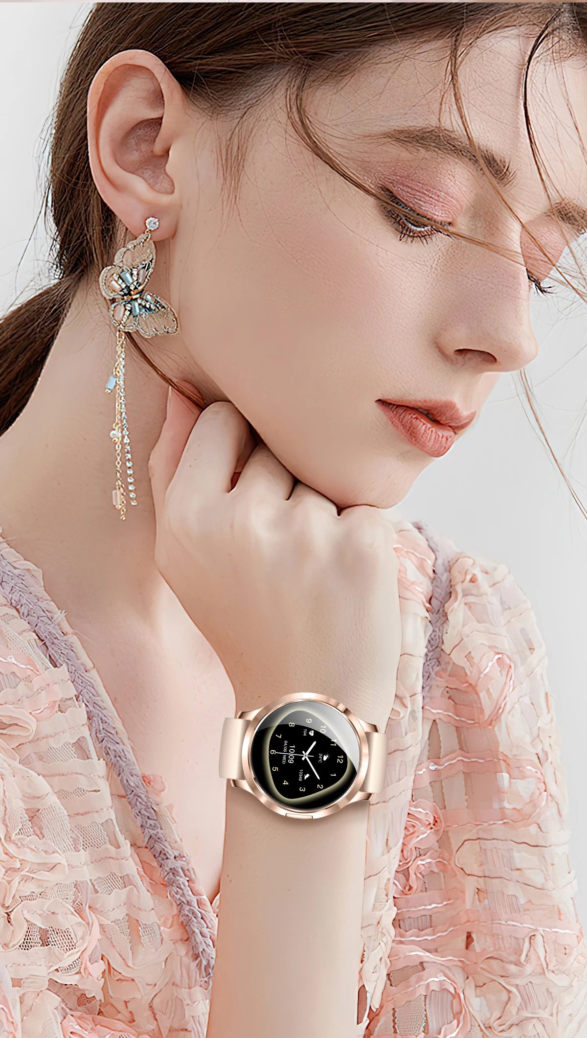 Đồng hồ thông minh nữ 2025 - Màn hình AMOLED IP68