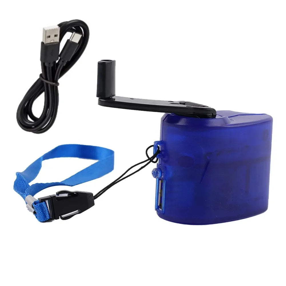 USB Hand Crank Charger For Outdoor Phones