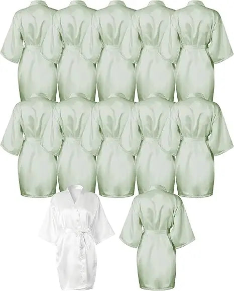 Áo choàng cưới lụa satin cho phụ dâu - Cô dâu sẵn sàng - Daisan Mart