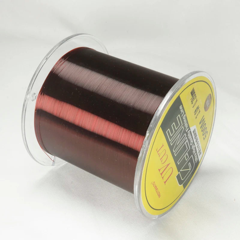 500M Transparent Color Japanese Nylon Fishing Line Submerged Sea Fishing Freshwater Fishing Equipment Crucian Carp Fishing Line