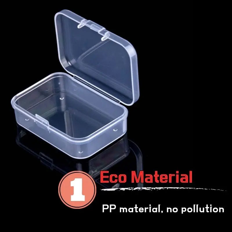 Mini Rectangular Dustproof Plastic Jewelry Box