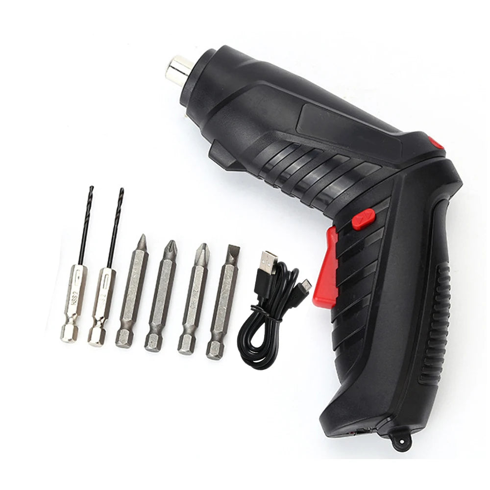 Electric Screwdriver Battery Rechargeable Cordless Screwdriver Powerful Impact Wireless Screwdriver Drill Electric Screw Driver