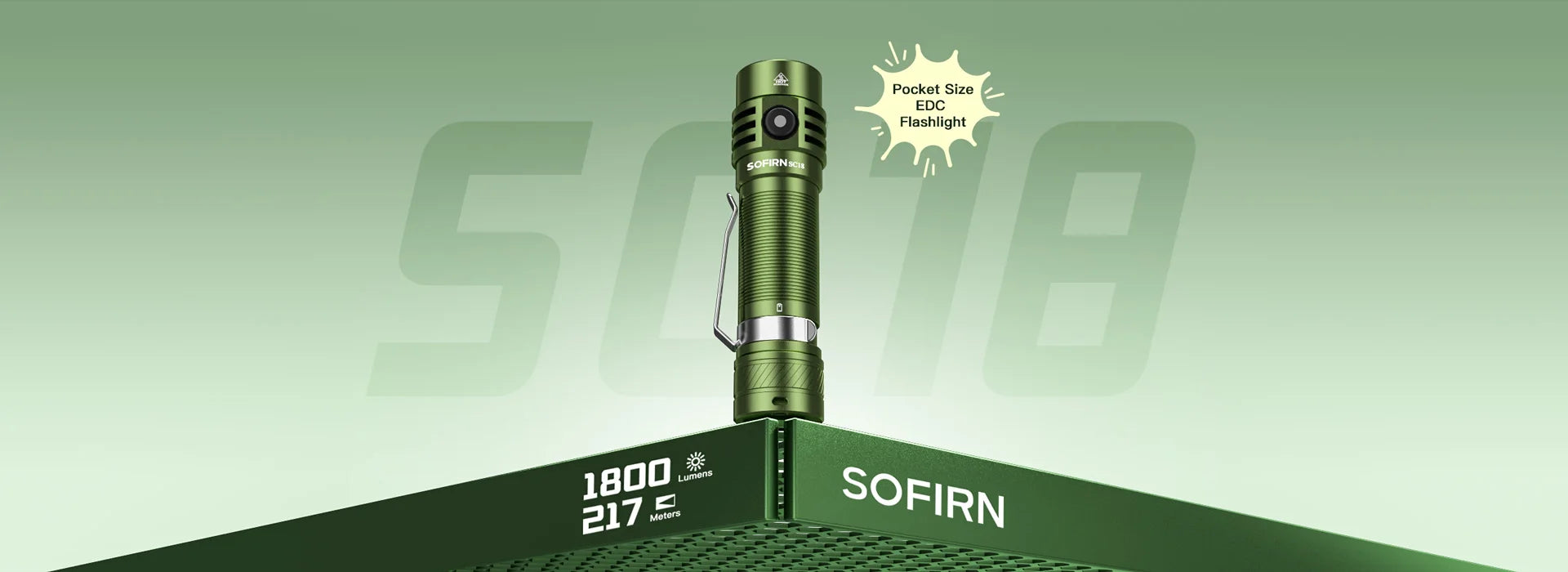 Đèn Pin Mini Sofirn SC13 Siêu Sáng 1300lm, Nam Châm - Daisan Mart