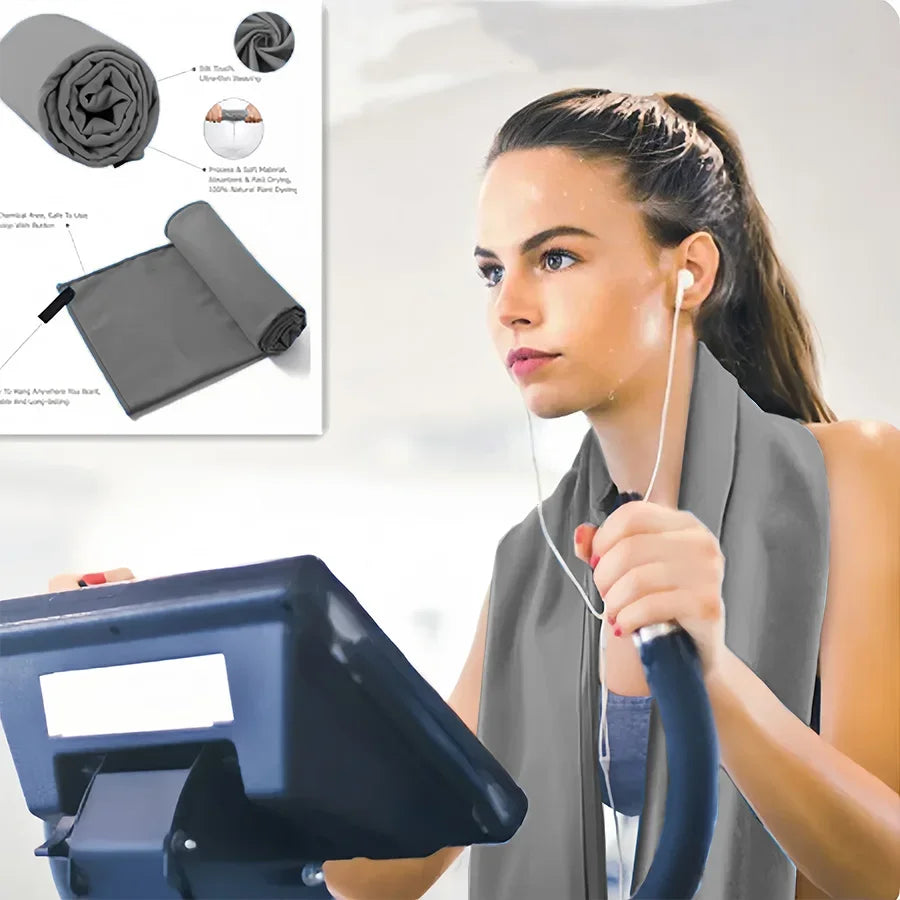 Khăn Đi Biển Siêu Thấm Microfiber Nhanh Khô 80x178cm