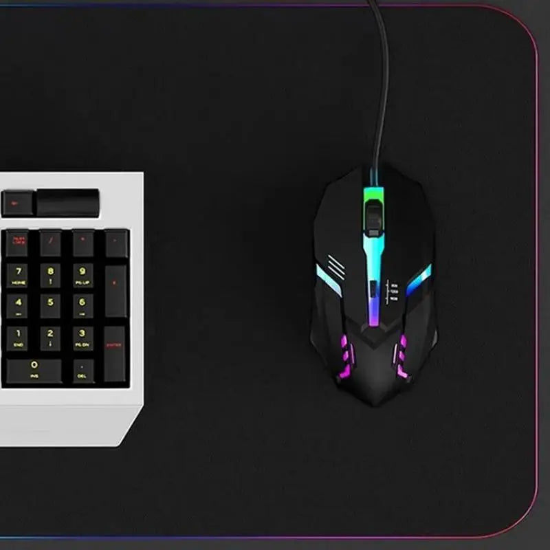 2025 Ergonomic RGB Gaming Mouse - 4 USB Buttons