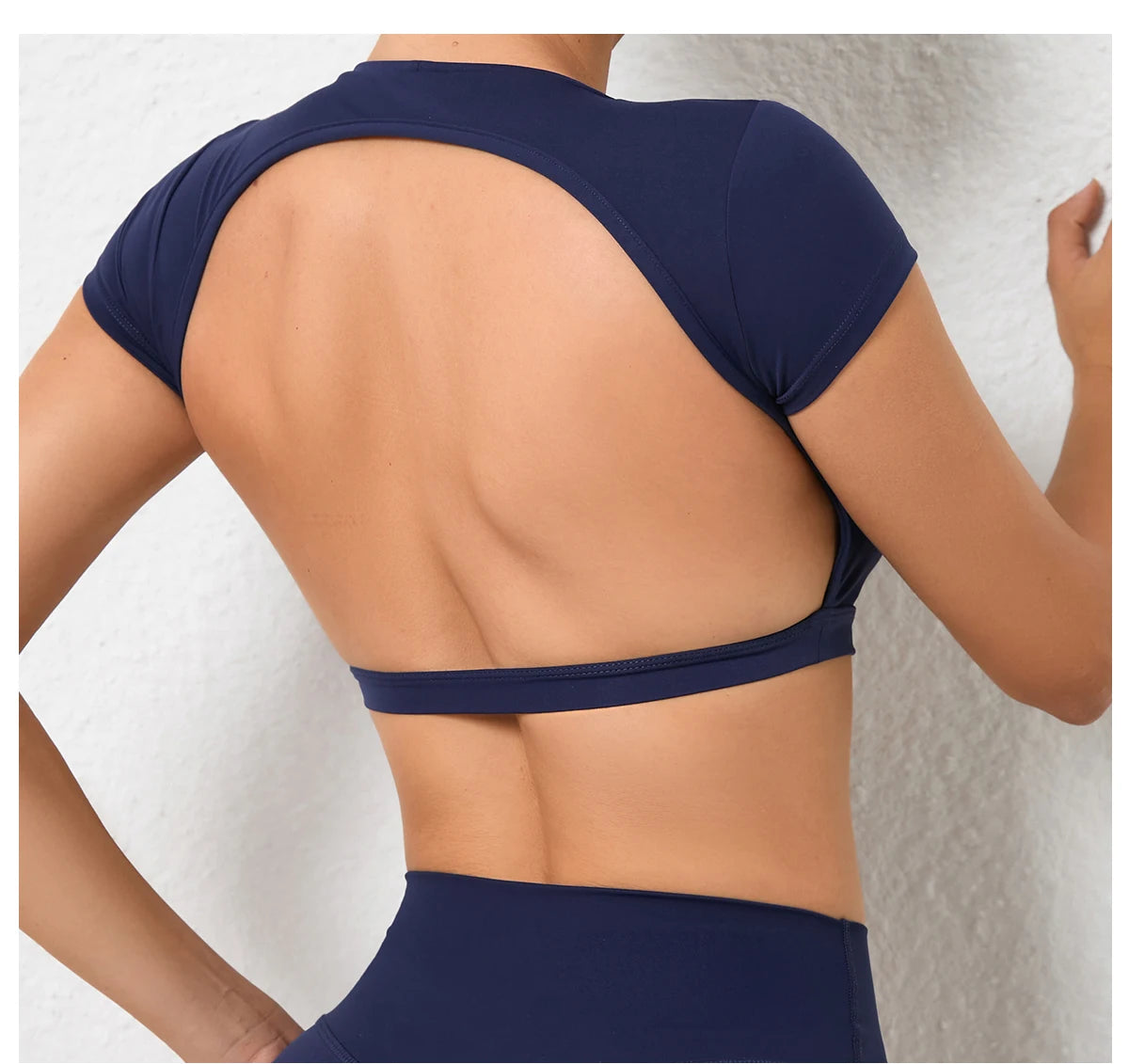 Women's Backless Sports Top Yoga Gym Fitness