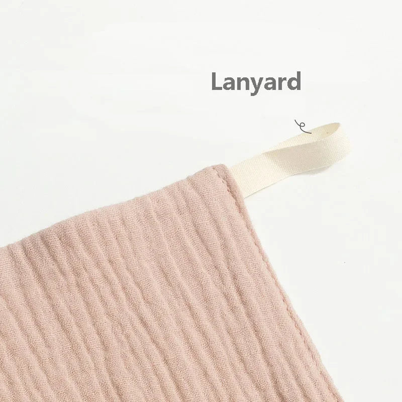 Soft Muslin Cotton Newborn Bath Towel for Babies 50cm