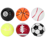 Set of 6 Portable Golf Balls for Convenient Practice &amp; Competition