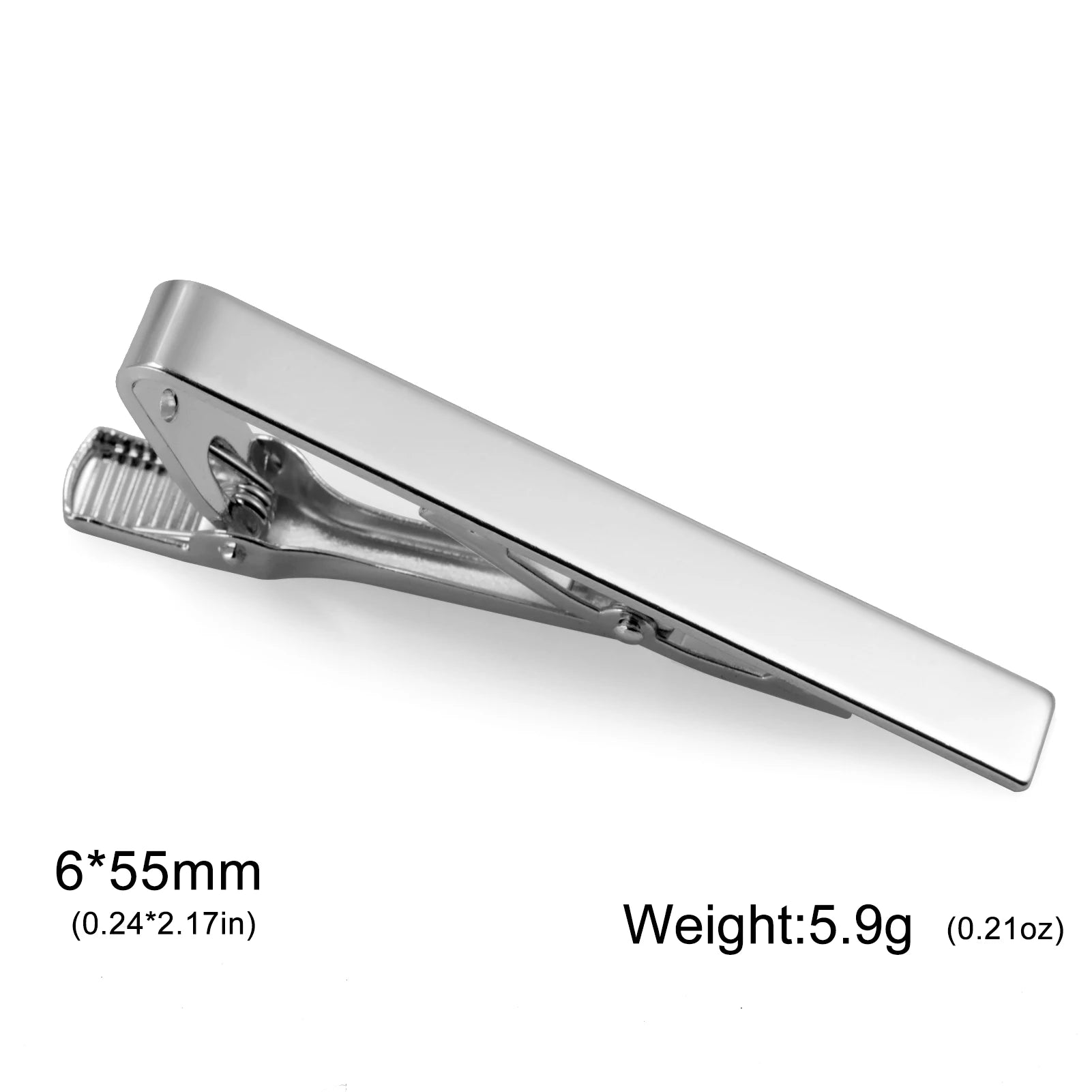 Kẹp Cà Vạt Nam Teamer Mạ Vàng Đen Thanh Lịch