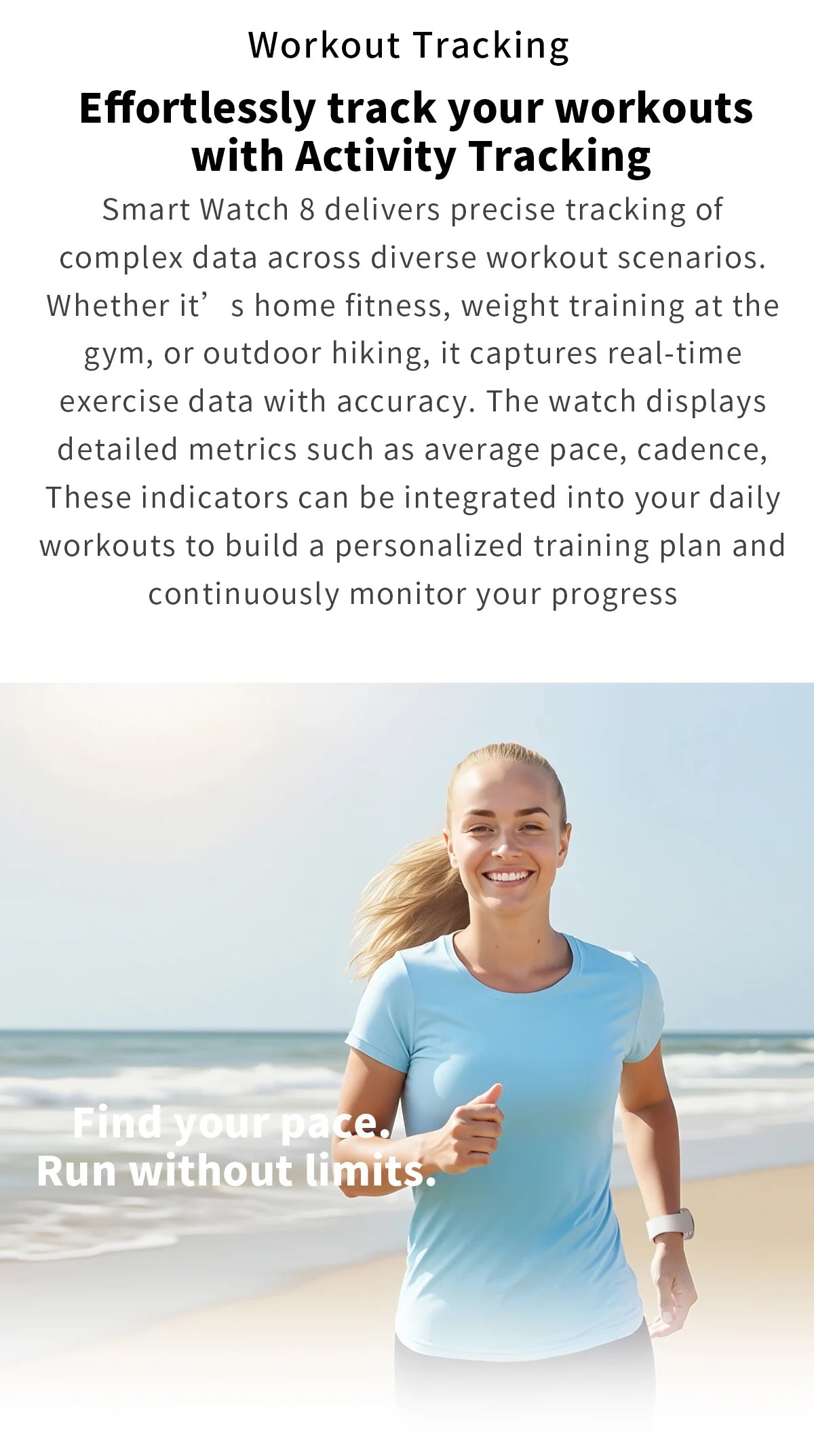 Đồng Hồ Thông Minh Series 8 Siêu Mỏng GPS Chống Nước