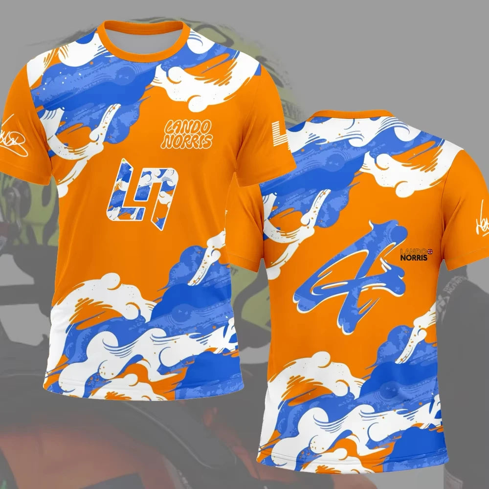 Áo Thun Đua Xe 2025 Lando Norris LN4 Nhanh Khô Extreme - Daisan Mart