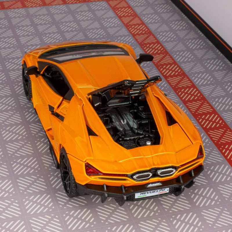 Mô Hình Xe Lamborghini Revuelto Hợp Kim Kéo Lùi Trẻ Em - Daisan Mart