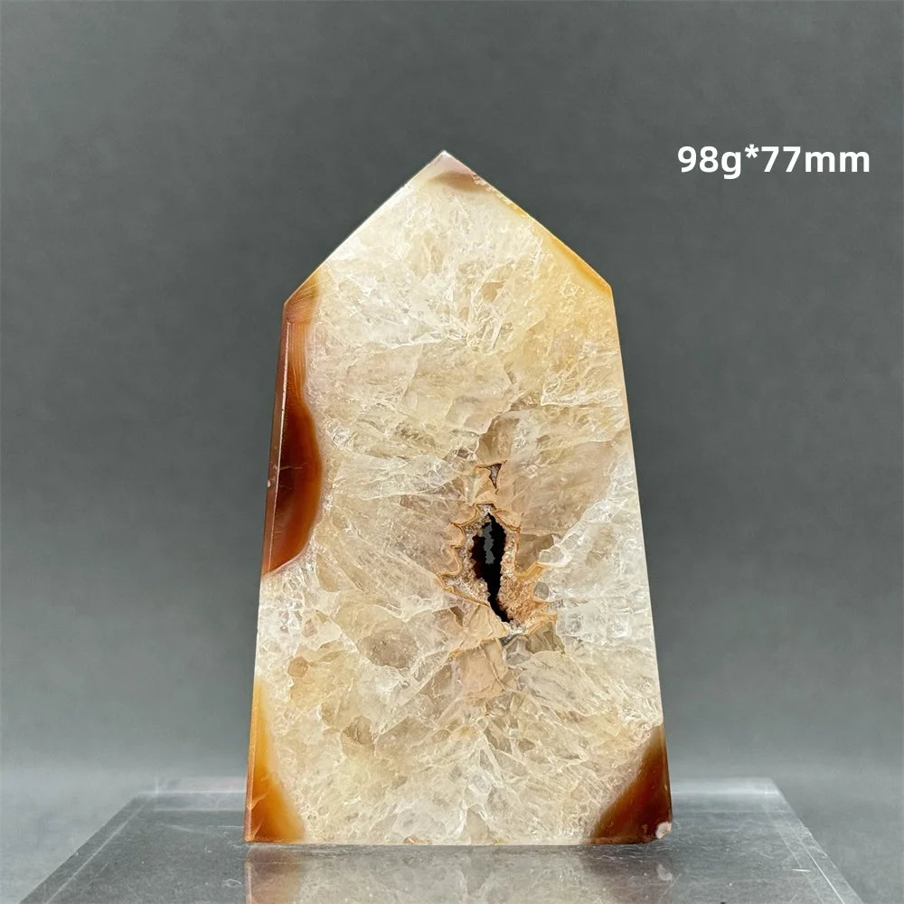 Natural Red Onyx Pillar - Decorative &amp; Healing Stone