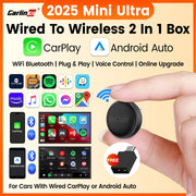 New CarlinKit 5.0 Mini Ultra3 Wireless Android Auto CarPlay 2-In-1 Wireless Adapter WIFI BLE Auto Connect Smart Mini Box For Car - Daisan Mart