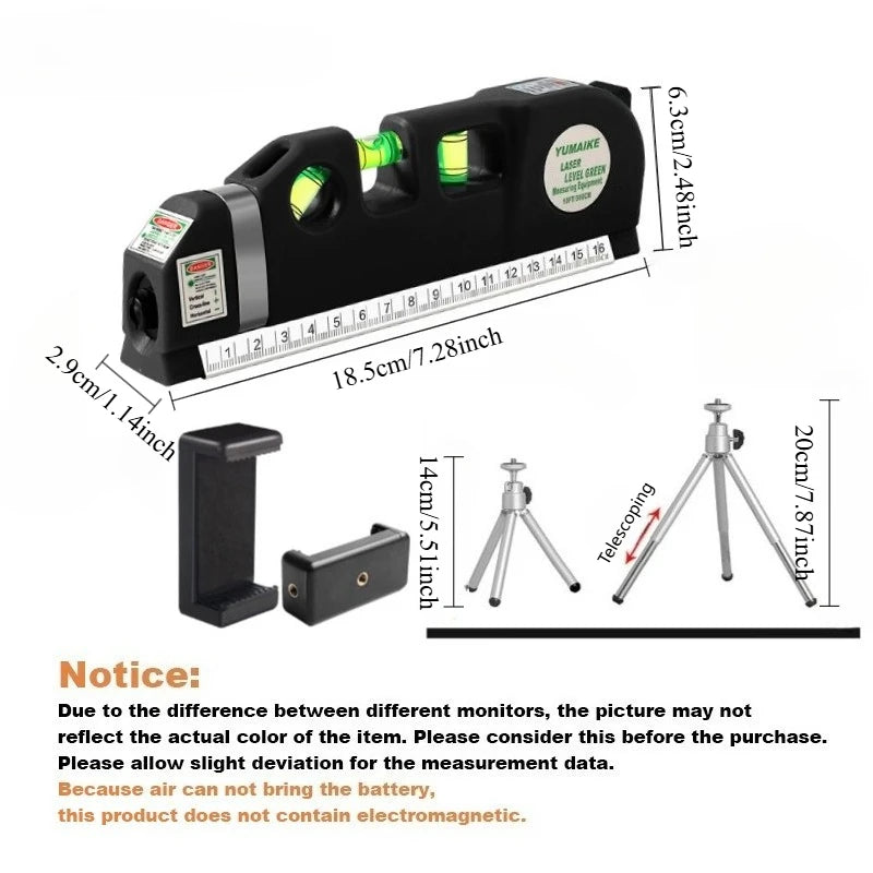 Máy Cân Mực Laser 4in1 Đo Chéo Tự Cân Cho Thợ Mộc - Daisan Mart
