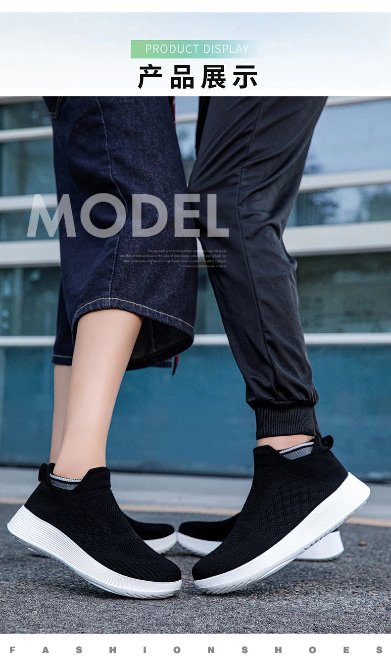 Men's and Women's Breathable Mesh Fashion Sports Shoes