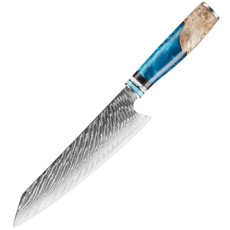 Damascus Kitchen Knife Set - Sharp and Multi-Purpose Japanese