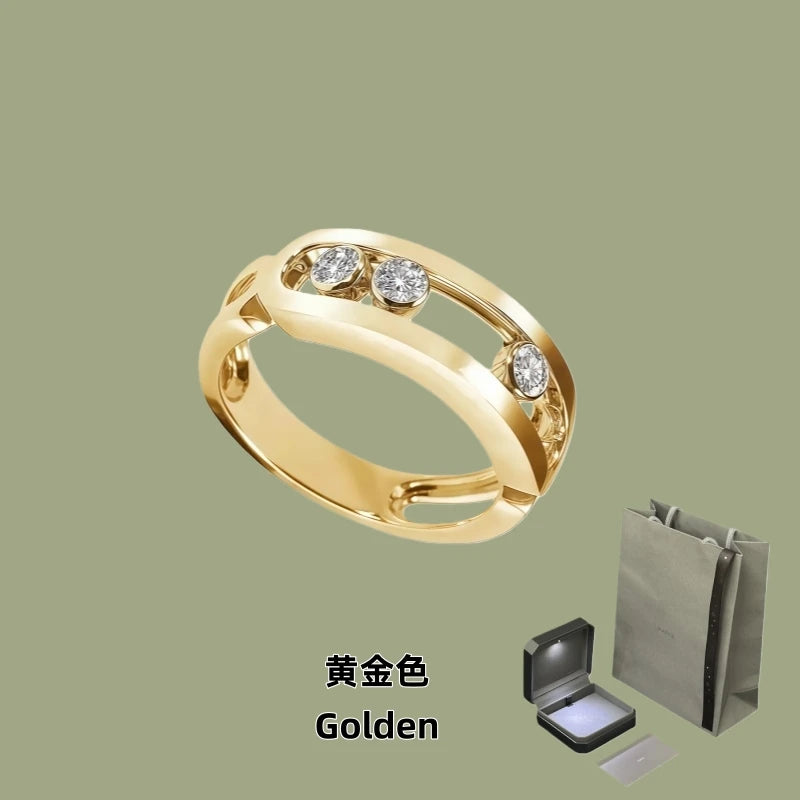 Women's Jewelry: S925 Silver Bracelet with Three Diamonds