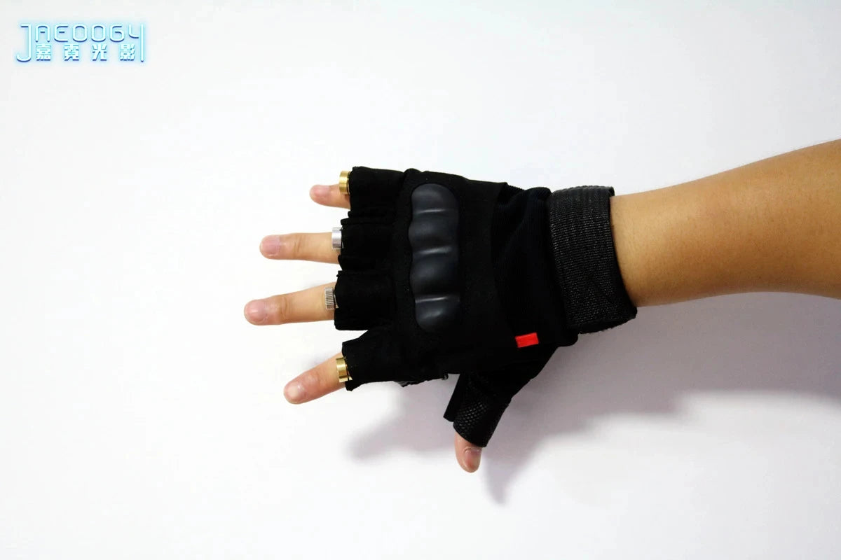 DJ Laser Gloves RGB 2in1 LED Stage Party Lights