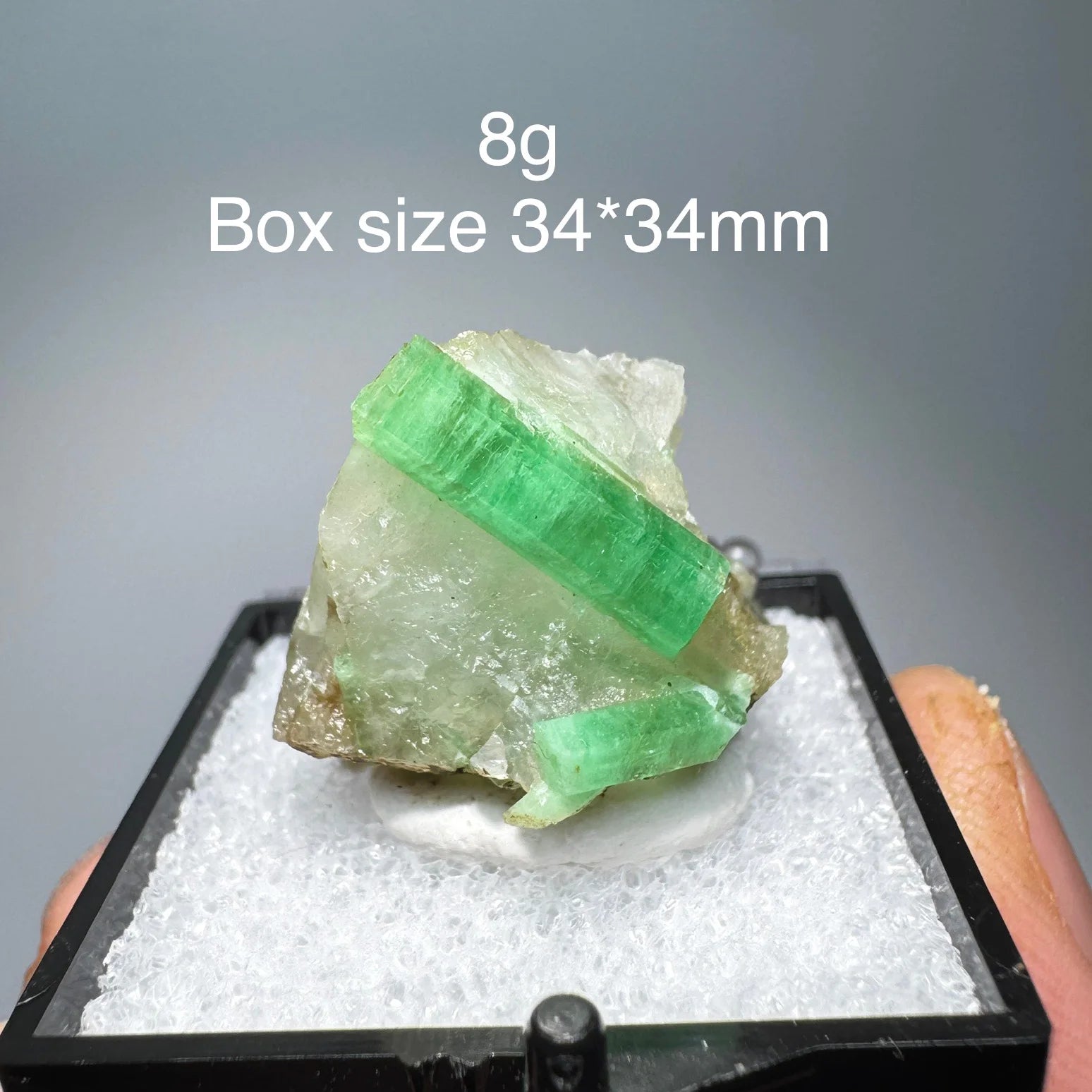 Natural Emerald &amp; Healing Quartz