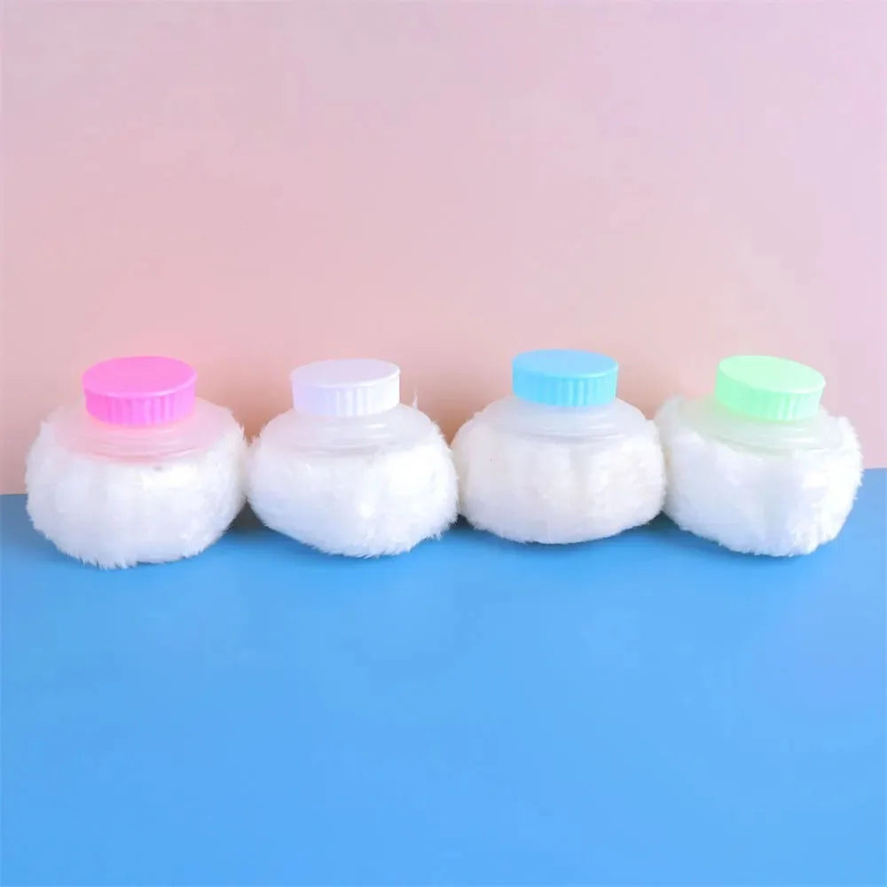 Baby Powder Puff Box for Convenient Skin Cooling Powder Storage