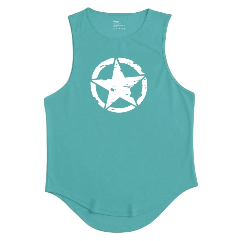 Áo Thun Nam Thể Thao Nhanh Khô Tập Gym Không Tay