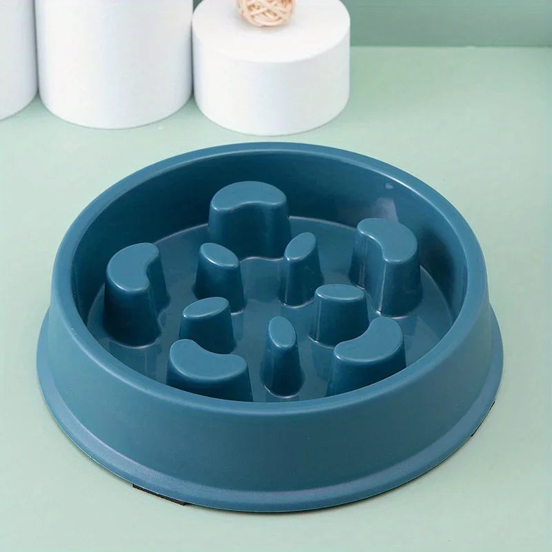 Non-slip slow Feeder Pet Bowl prevents choking and promotes healthy eat habits for Dogs and Cats Dog food bowls Pet rice bowls - Daisan Mart