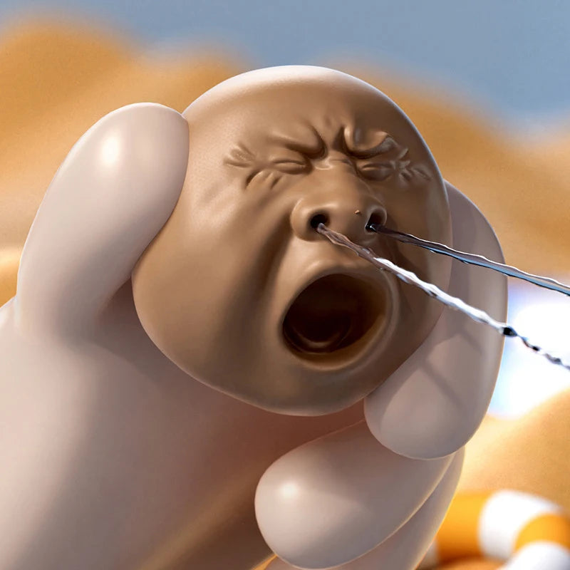 Tea Pet Tea Pet Water Sprayer Little Head Tea Easy To Fill Water Soaker Toys Plastic Ugly Teapot Water-Sprinkler Toy Boys Girls