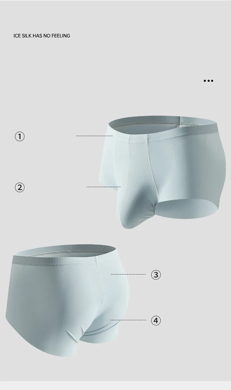 Cool, Stretchy, U-Pocket, Low Rise Men's Underwear