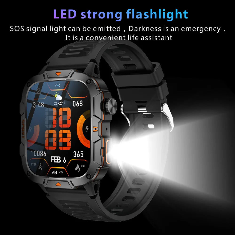 2025 Men's Watch - Waterproof LED Sports