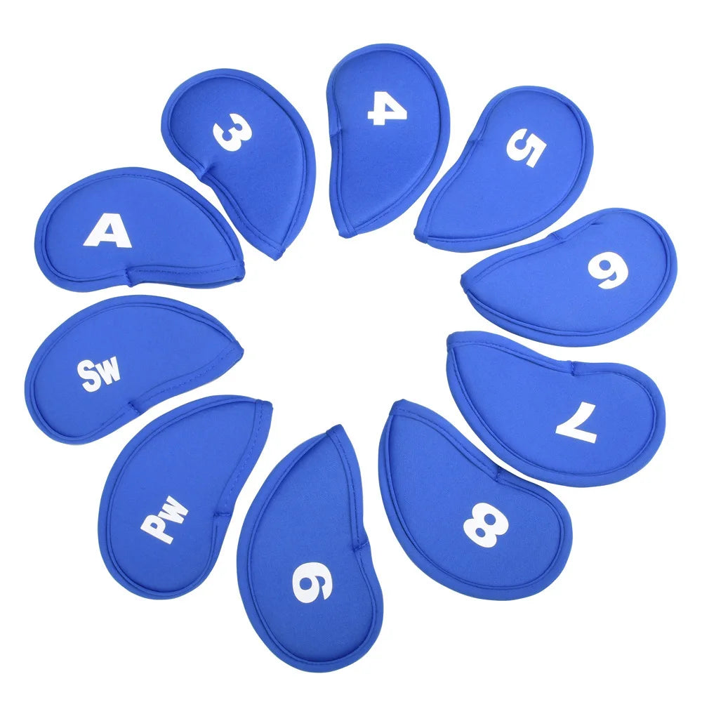 10-Piece Golf Club Protector - Fashionable &amp; Convenient