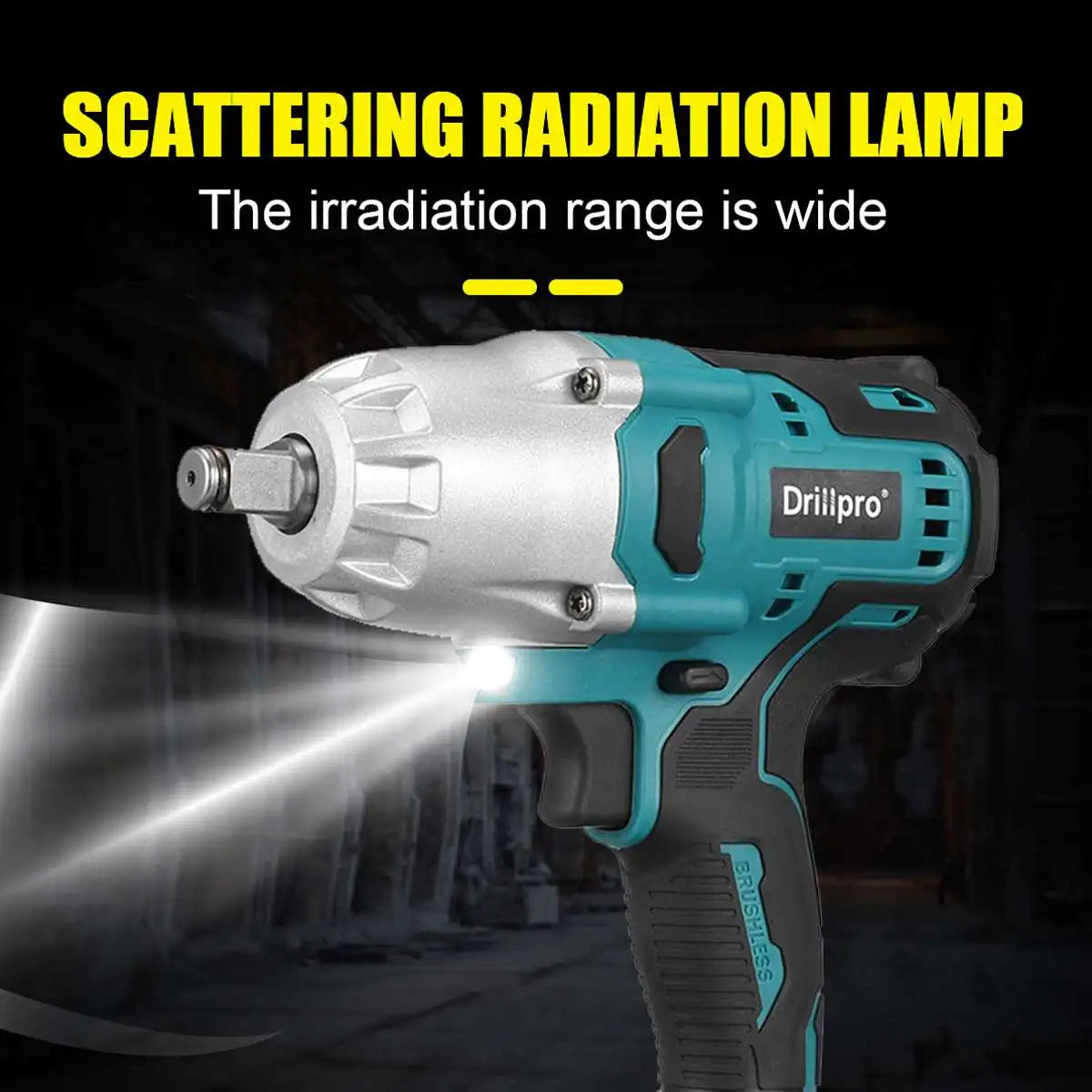 Máy vặn vít không chổi than Drillpro 2000N.M 18V - Daisan Mart
