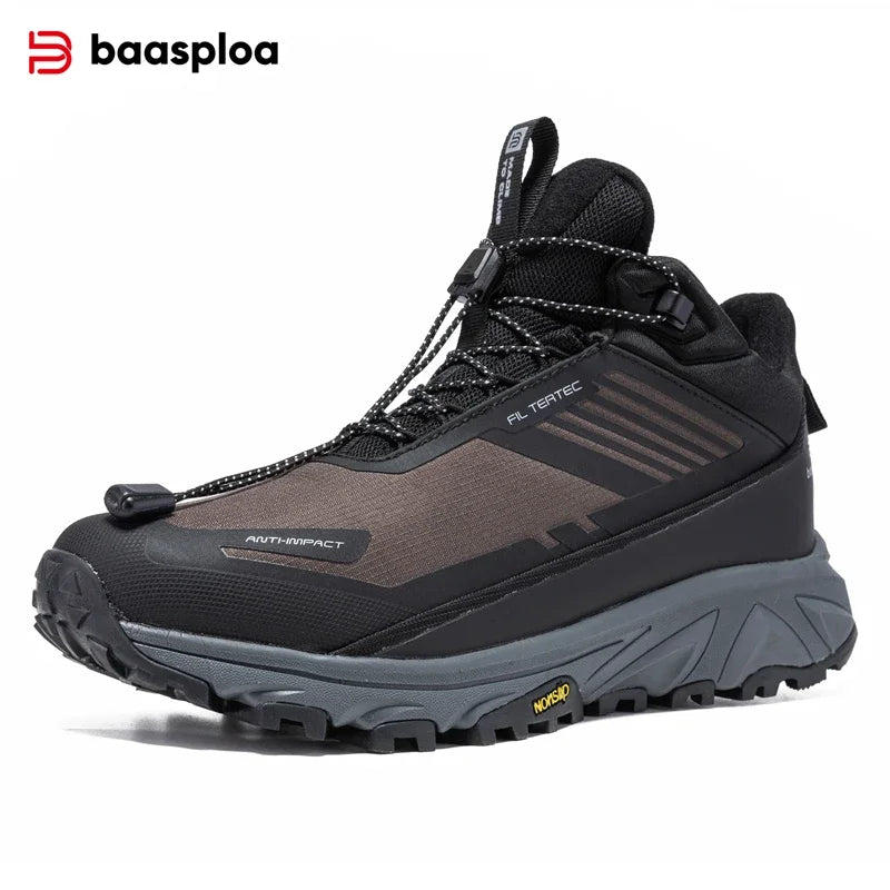 Giày Leo Núi Nam Chống Nước Ấm Áp Mùa Đông Baasploa