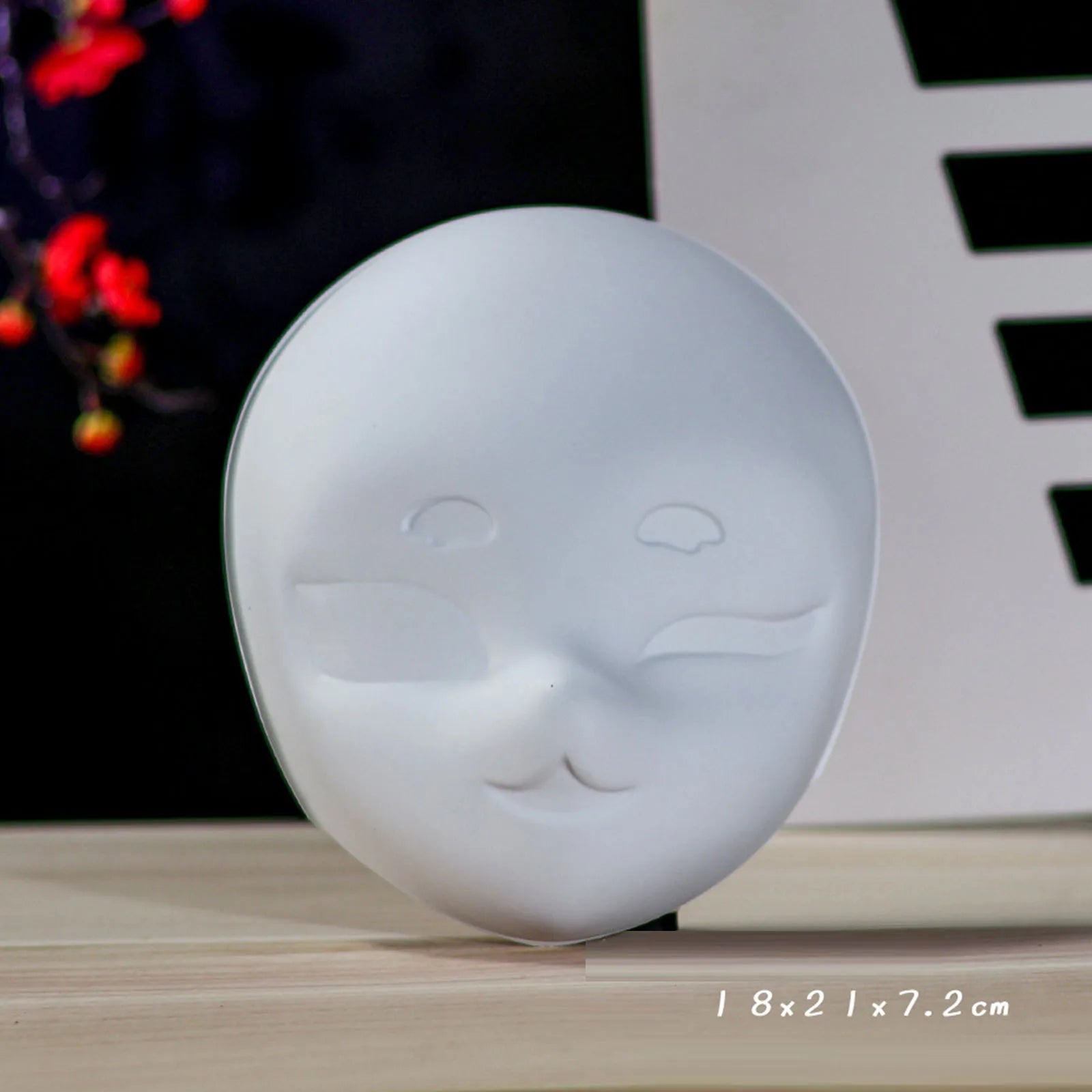 Mặt Nạ Trắng DIY Vẽ Trang Trí Hóa Trang Halloween