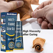 50毫升縫紉膠水，適用於布料、皮革，速乾，超強粘性，縫紉膠水套裝，牢固縫合液體縫紉用品，通用膠水